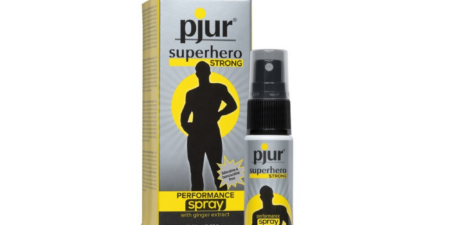 gel retardant éjaculation en spray strong superhero marque Pjur