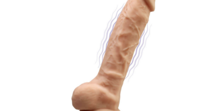 vibromasseur réaliste avec testicules 20 cm marque SilexD