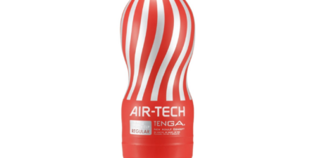 masturbateur réutilisable rouge et blanc air-tech marque Tenga
