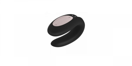 sextoy connecté noir Double Joy marque Satisfyer