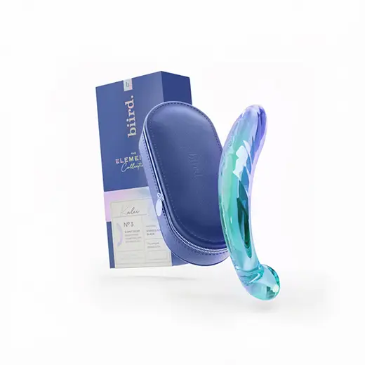 Dildo en verre spécial point G Kalii Biird
