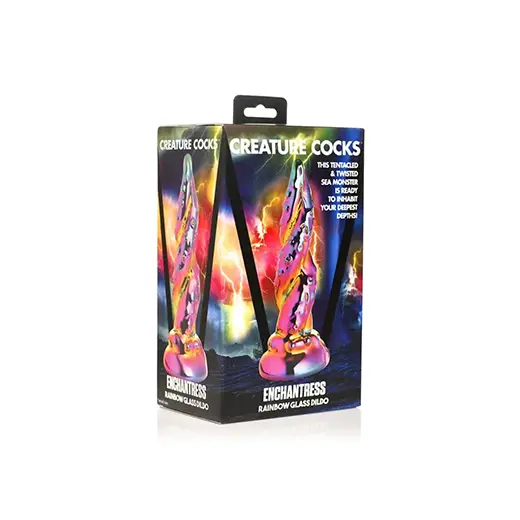 Dildo en verre Creature Cocks Rainbow Enchantress