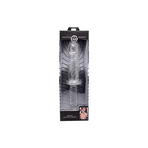 Gode en verre avec poignée Master Series Brutus
