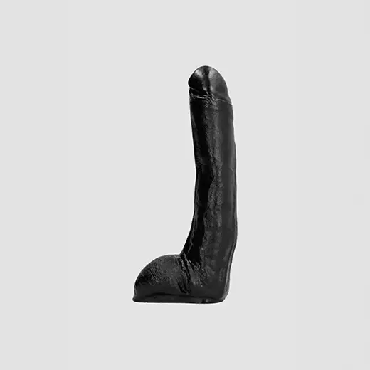 Gode réaliste XXL All Black 29 cm