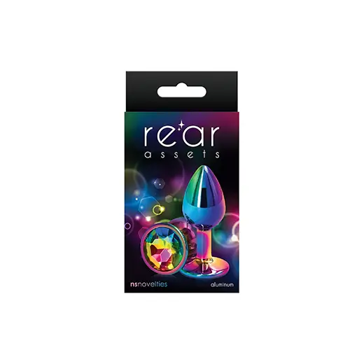 Plug Anal Bijou Rear Assets Multicolor Small NS Novelties