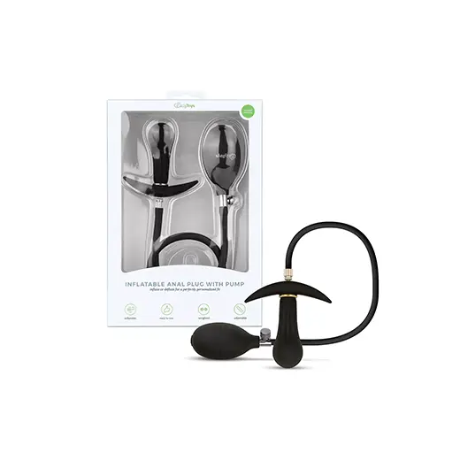 Plug anal gonflable avec pompe 8 cm Anal Collection