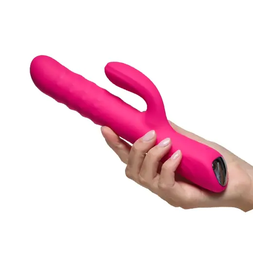 Vibromasseur rabbit connecté point G et clitoris Lovense Velvo